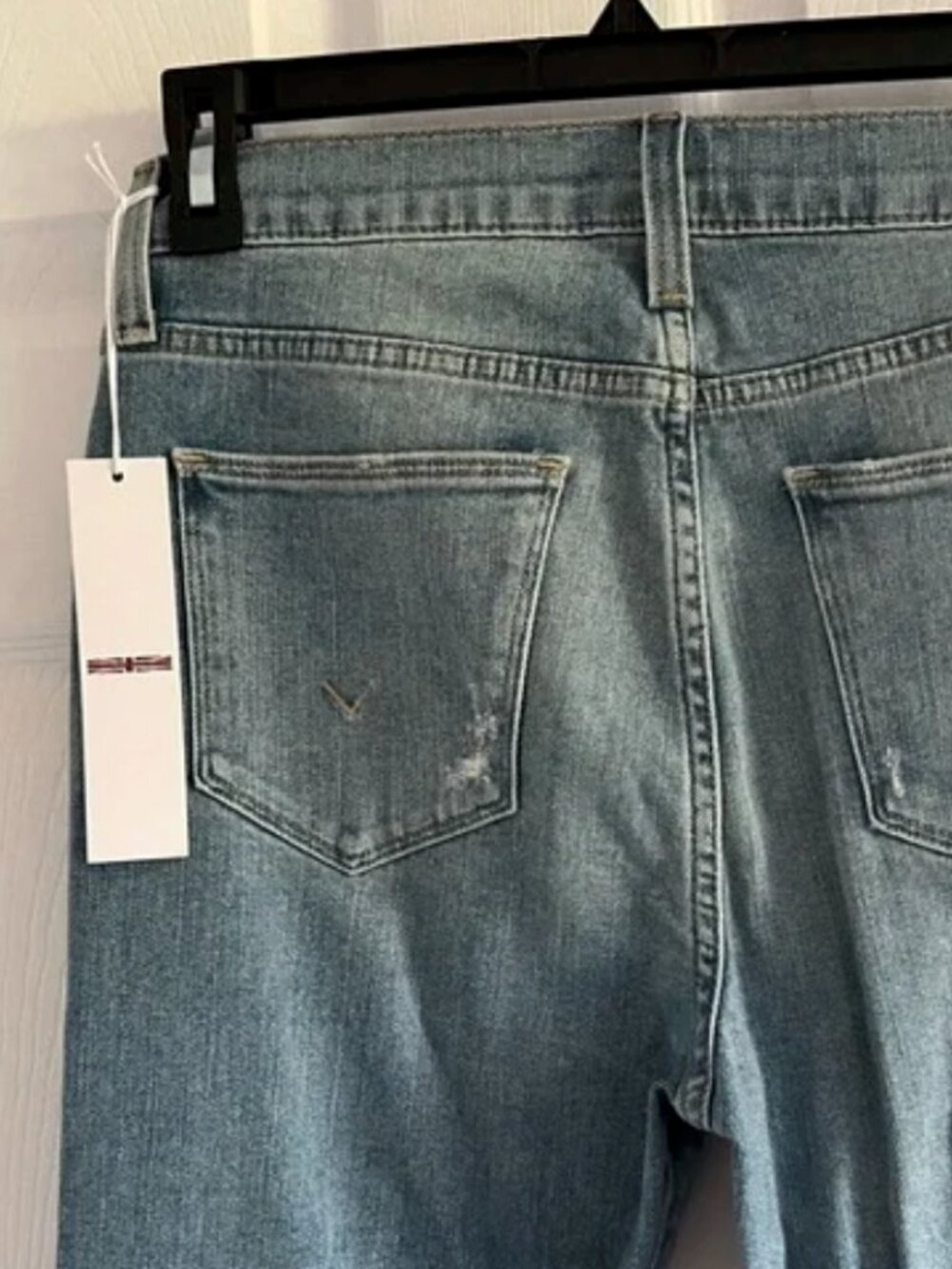 Hudson Jeans Blair Distressed High Rise Straight Leg Jeans 26 - Picture 4 of 4